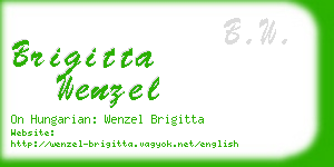 brigitta wenzel business card